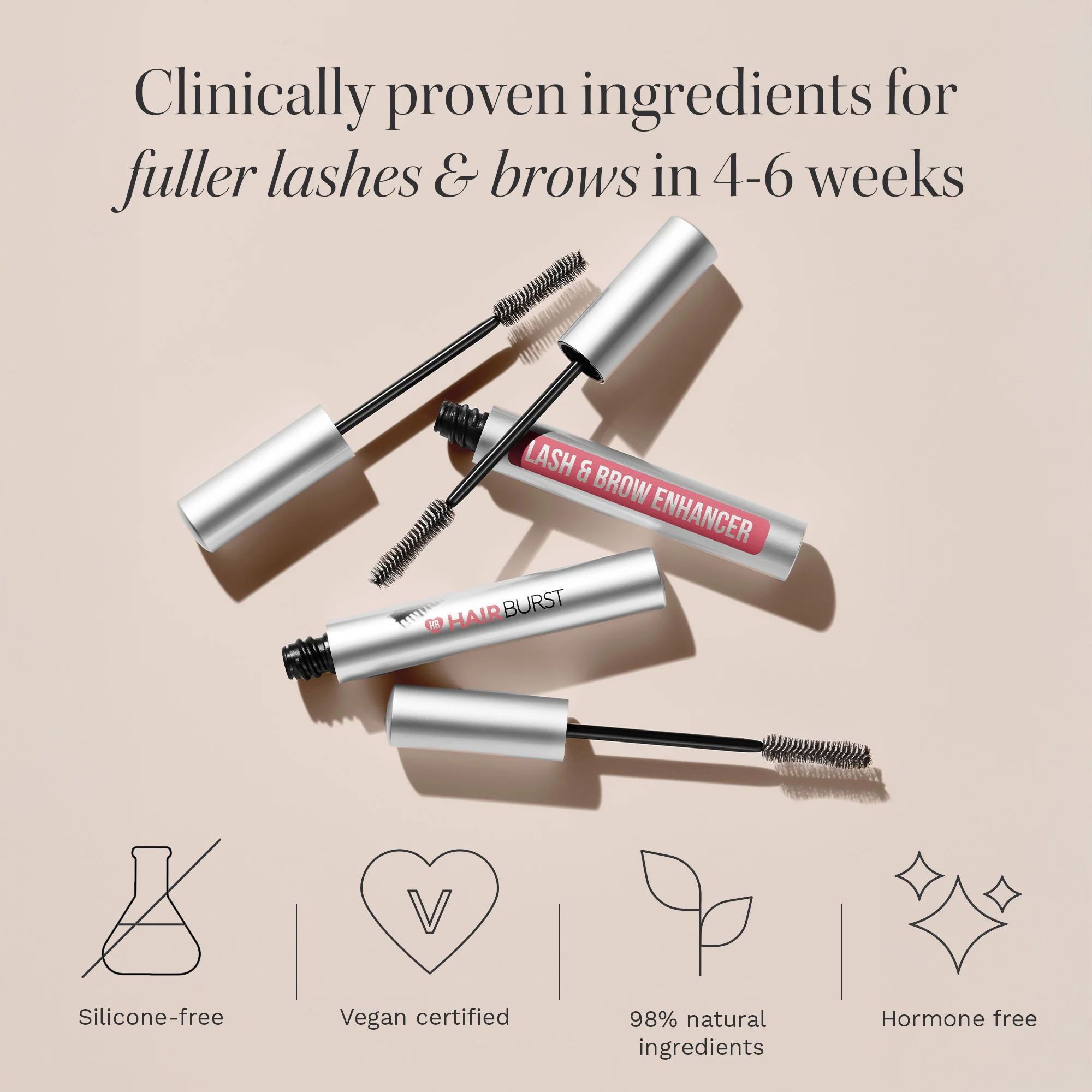 Hairburst Lash & Brow Enhancing Serum 9ml - Image 3