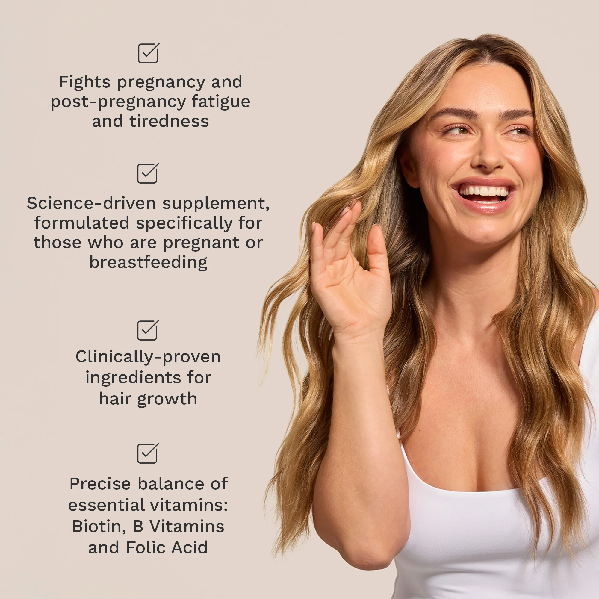 Hairburst New Mum Hair Vitamin Capsules x30 - Image 3