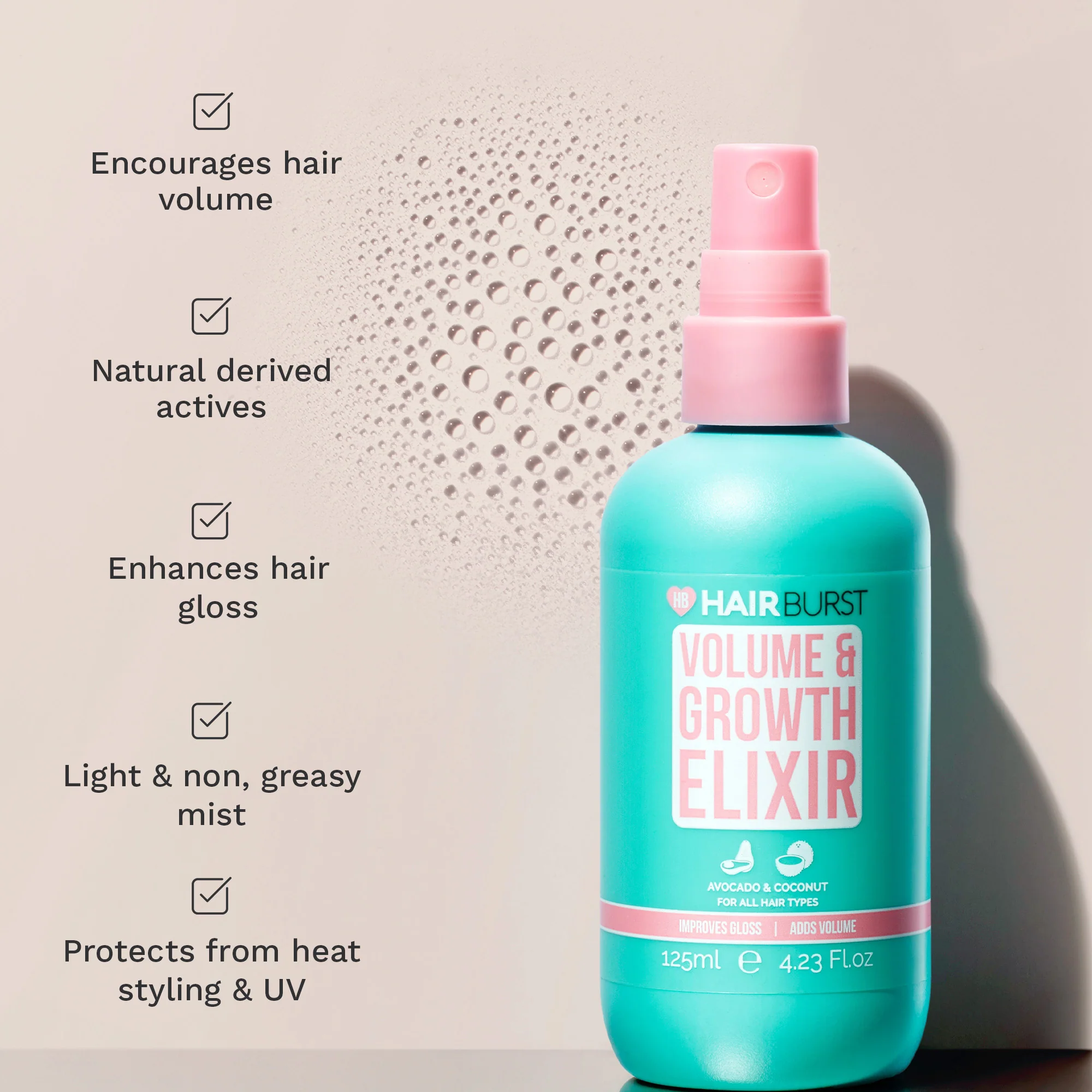 Hairburst Volume & Grow Hair Elixir 125ml - Image 5