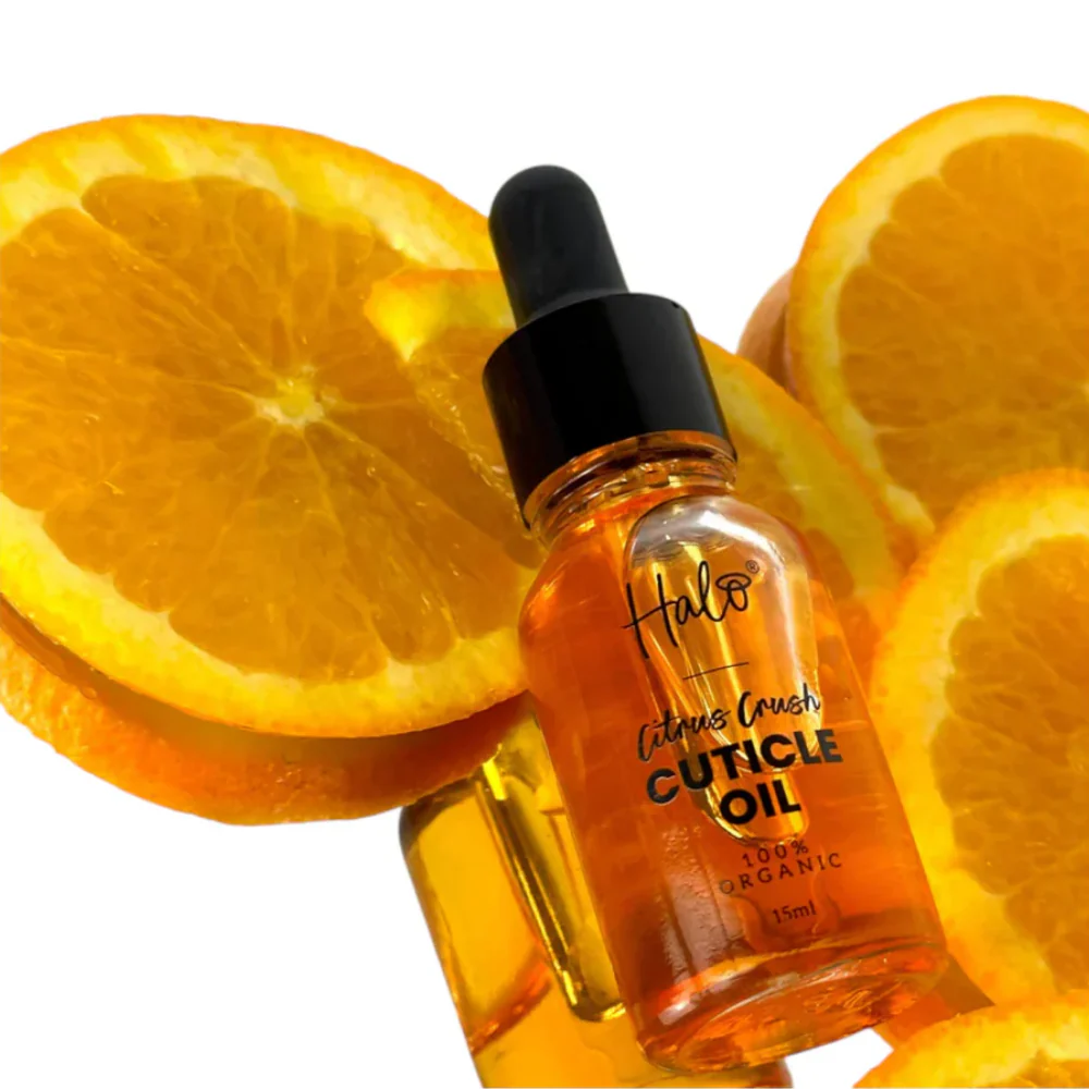 Halo Citrus Crush Cuticle Oil with Jojoba Oil for Dry Cuticles 15ml - Image 2