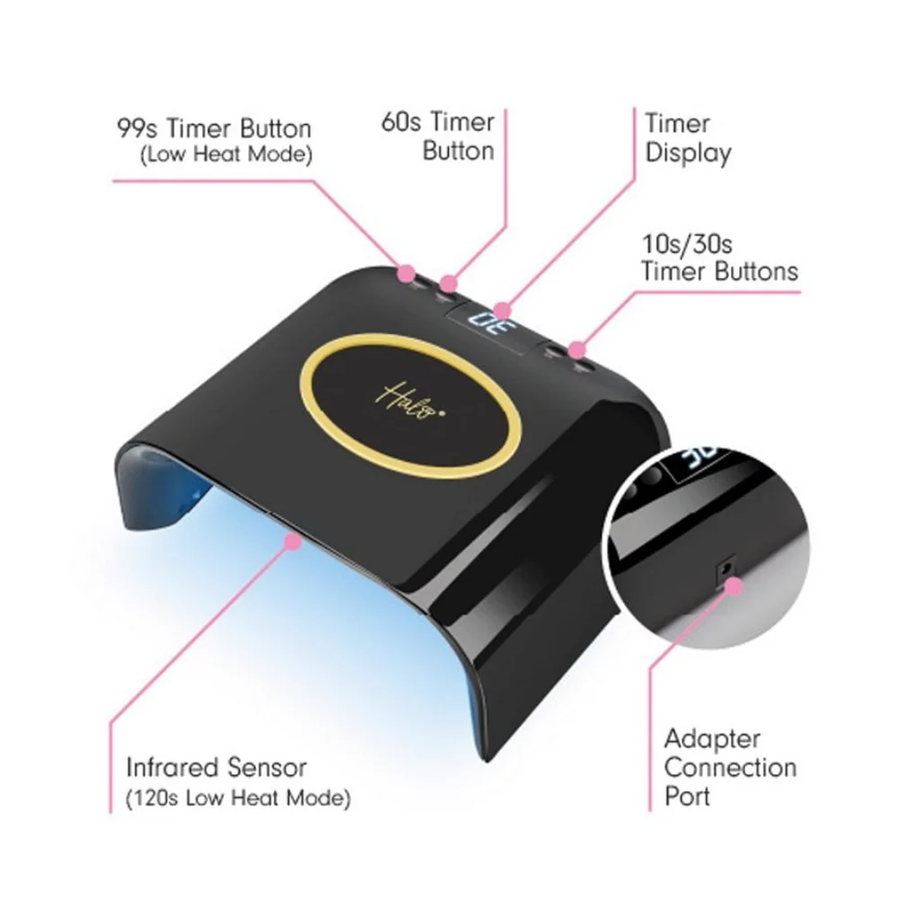 Halo Dual Cure UV/LED Starter Nail Lamp - Image 4