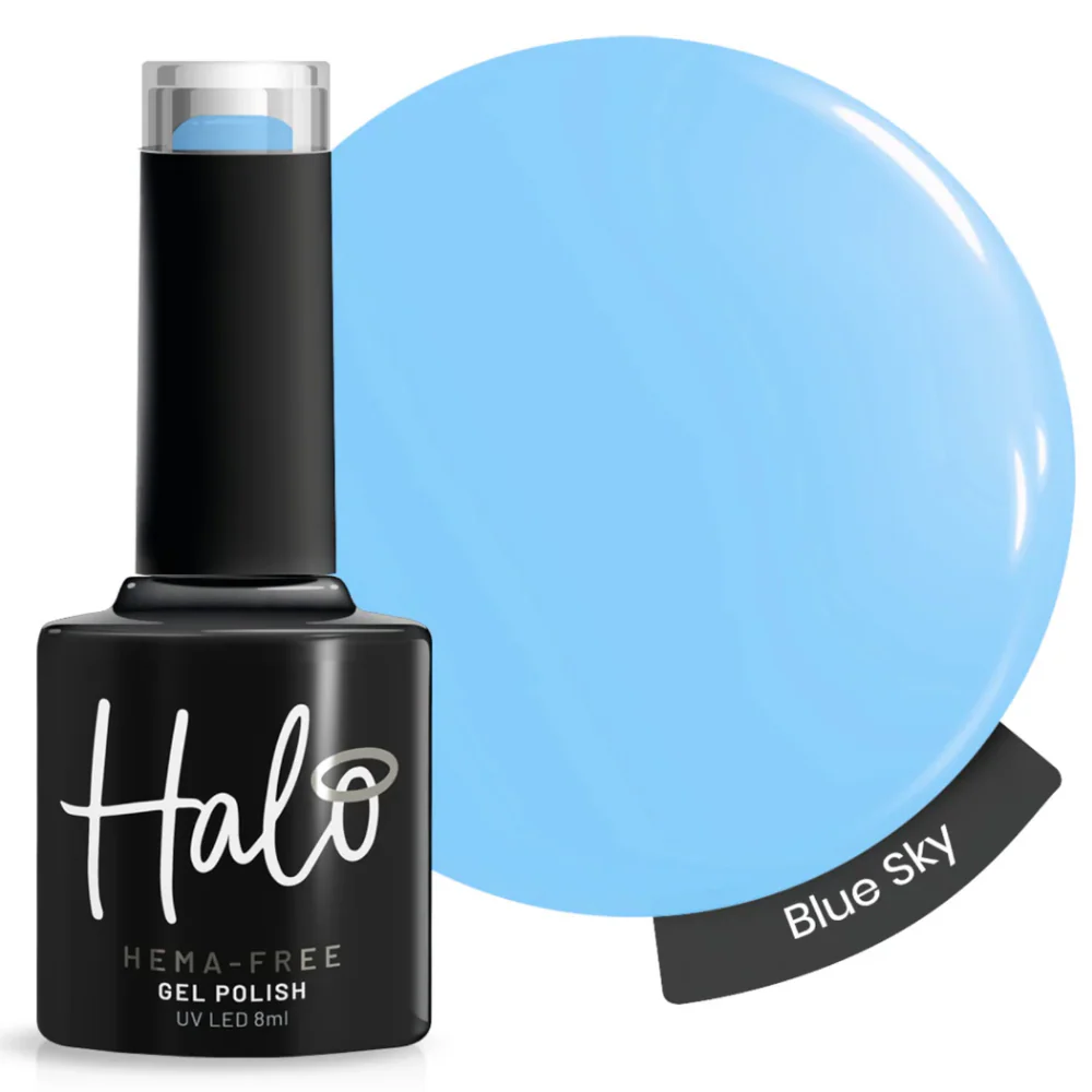 Halo The Garden Party Collection HEMA-Free Blue Sky Gel Polish 8ml - Image 2