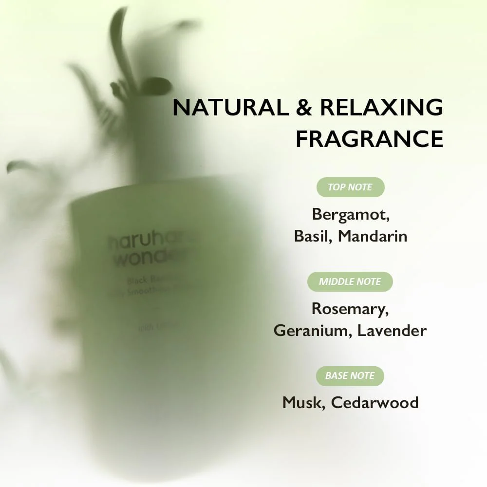 Haruharu Wonder Black Bamboo Daily Smoothing Body Oil 200ml - Image 5