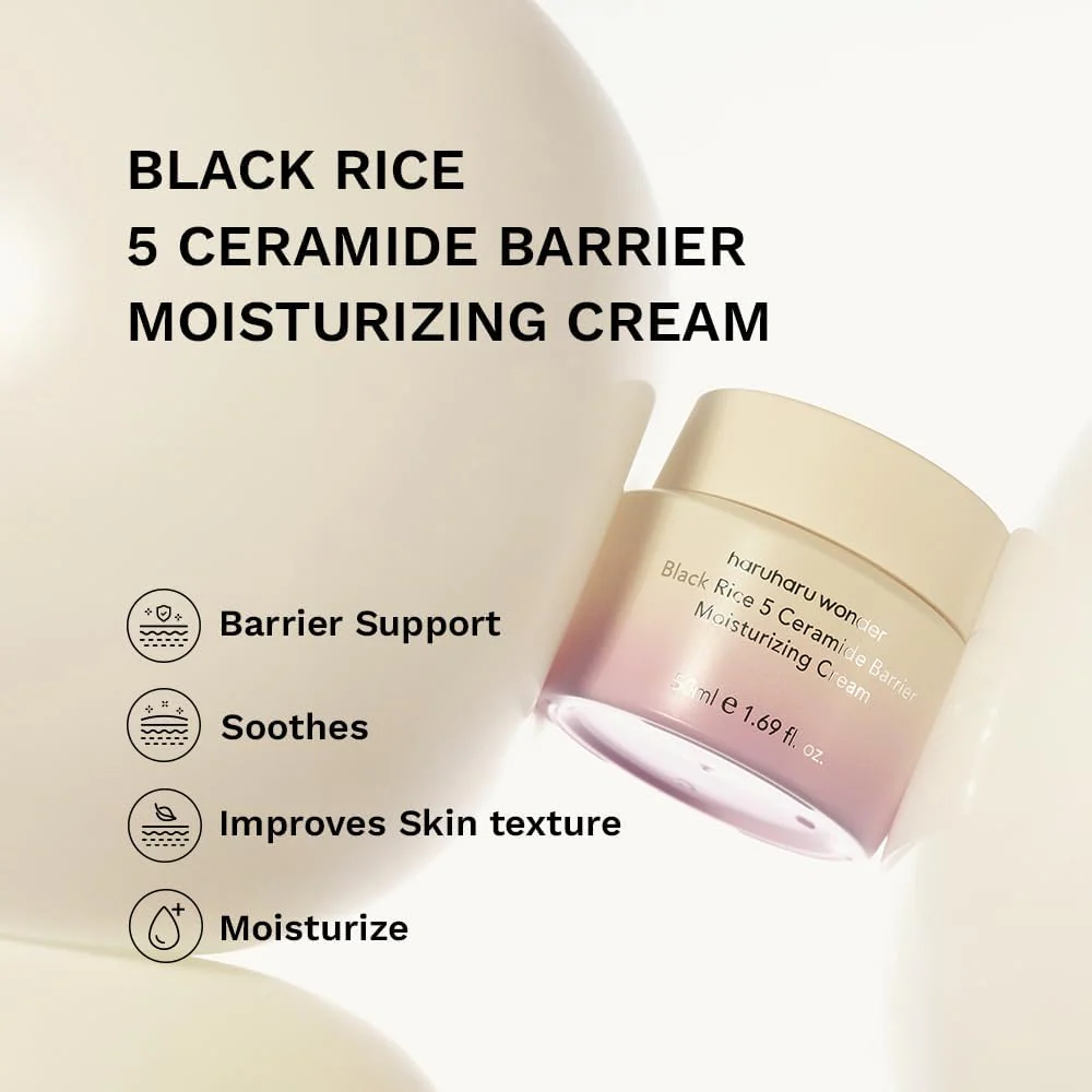 Haruharu Wonder Black Rice 5 Ceramide Barrier Moisturising Cream 50ml - Image 2