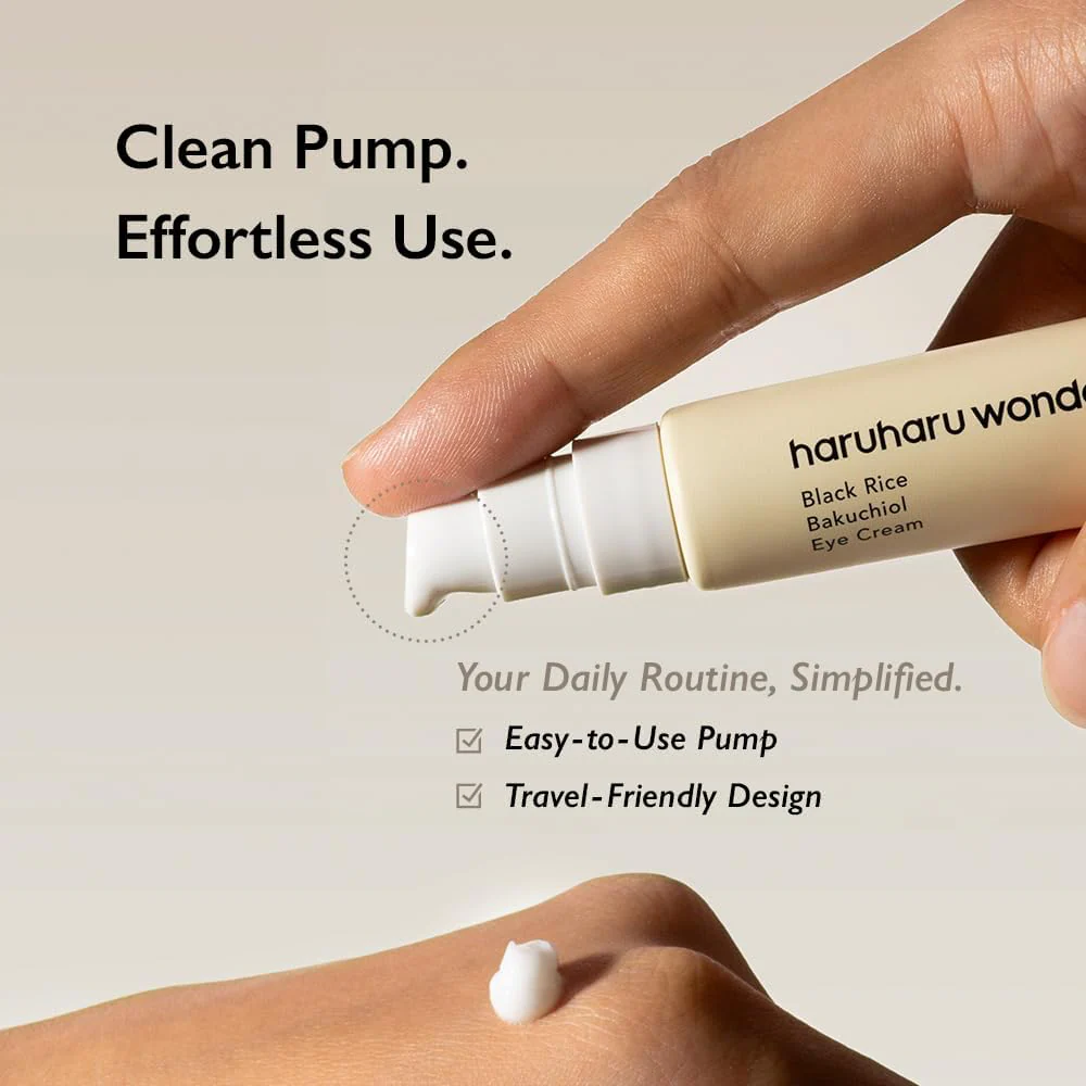 Haruharu Wonder Black Rice Bakuchiol Eye Cream 20ml - Image 6