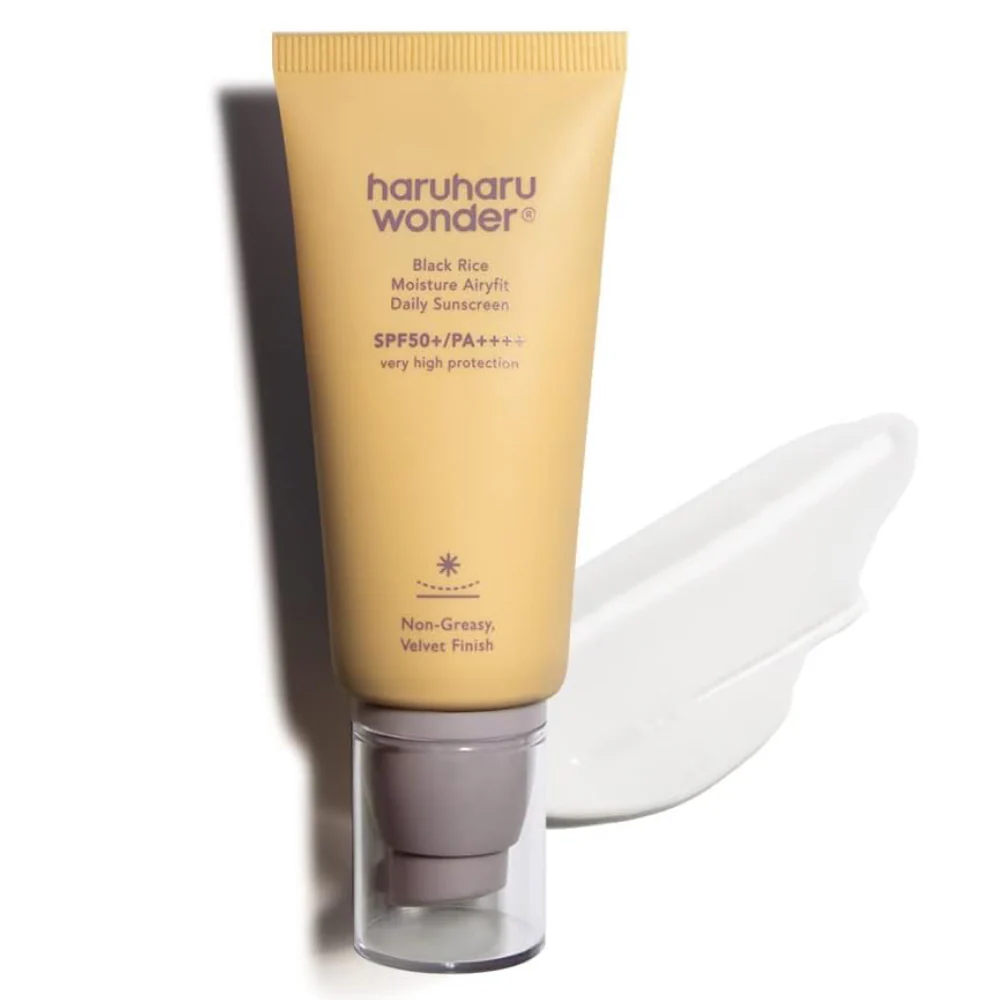 Haruharu Wonder Black Rice Moisture Airyfit Daily Sunscreen PA++++ SPF50+ 50ml - Image 2