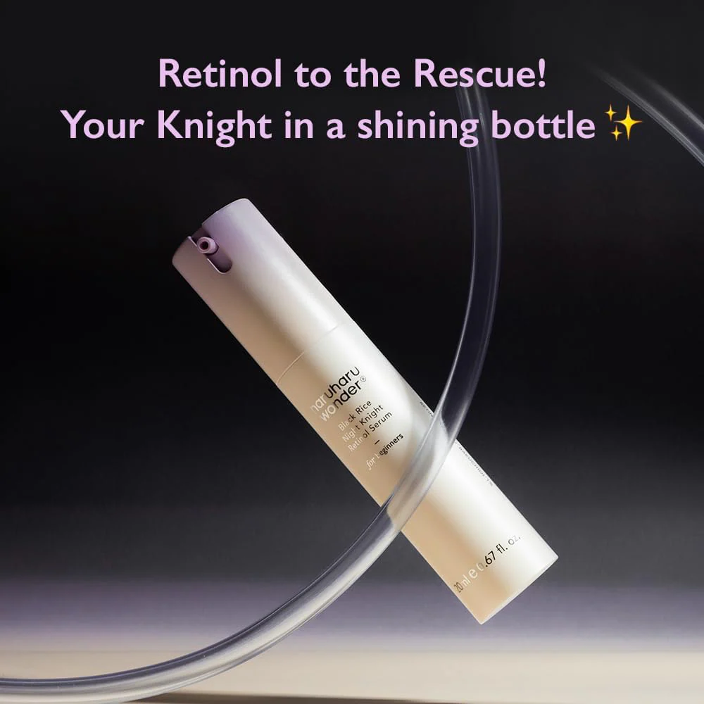 Haruharu Wonder Black Rice Night Knight Retinol Serum 20ml - Image 2