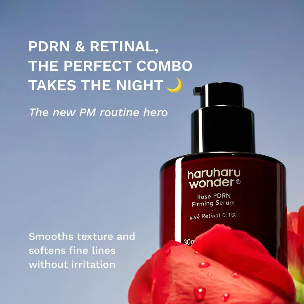 Haruharu Wonder Rose PDRN Retinol Firming Serum 30ml - Image 6