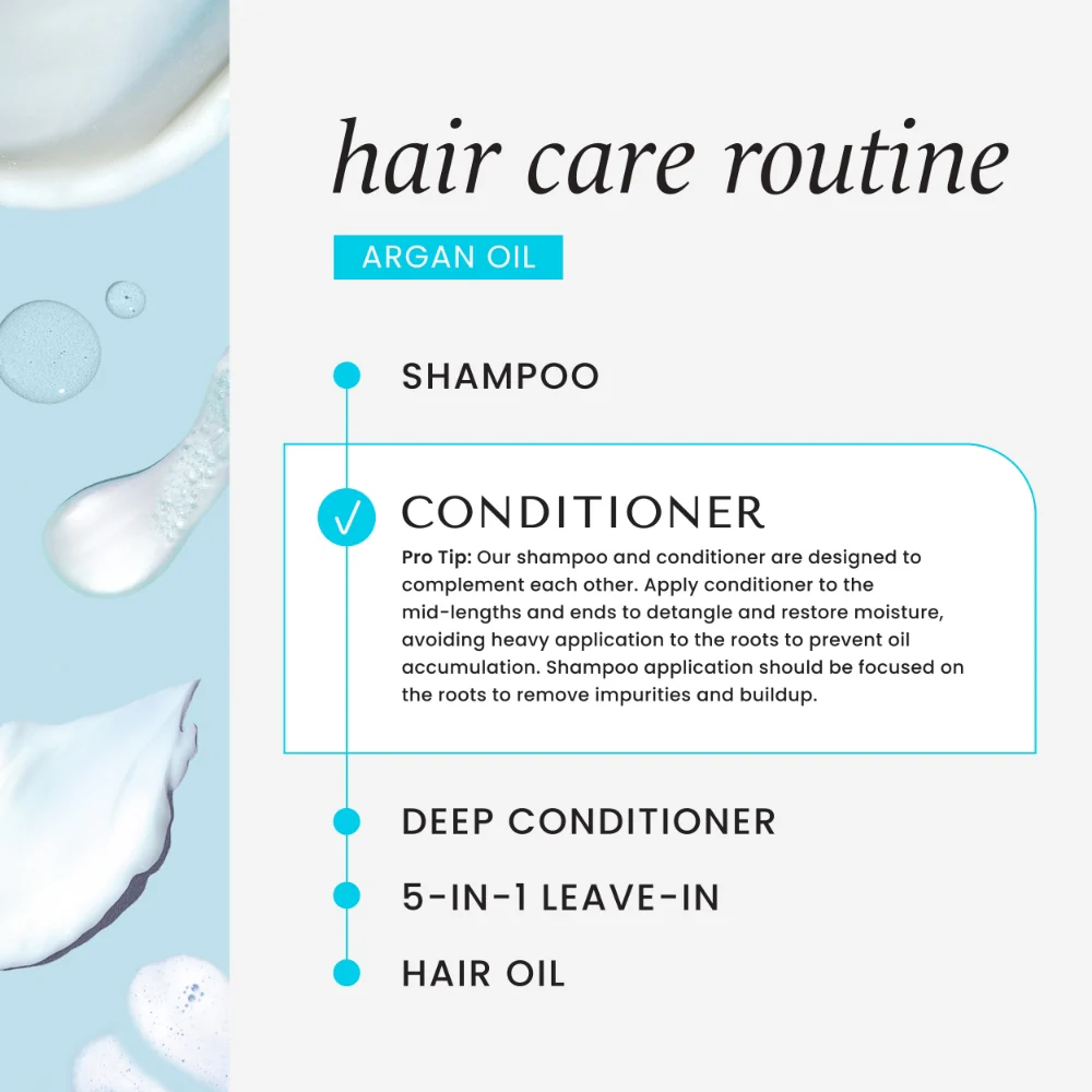 Hask Argan Oil Repairing Conditioner 355ml - Image 7
