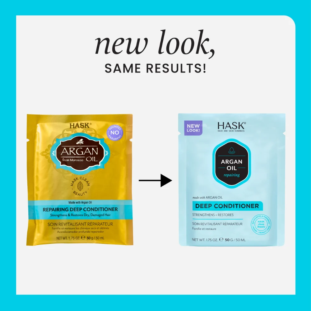 Hask Argan Oil Repairing Deep Conditioner Sachet 50g - Image 3