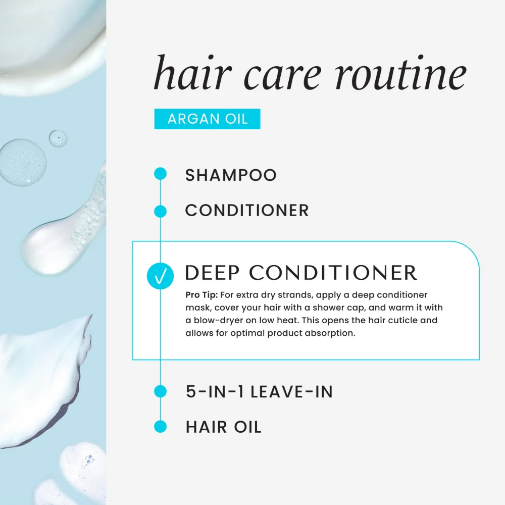 Hask Argan Oil Repairing Deep Conditioner Sachet 50g - Image 7