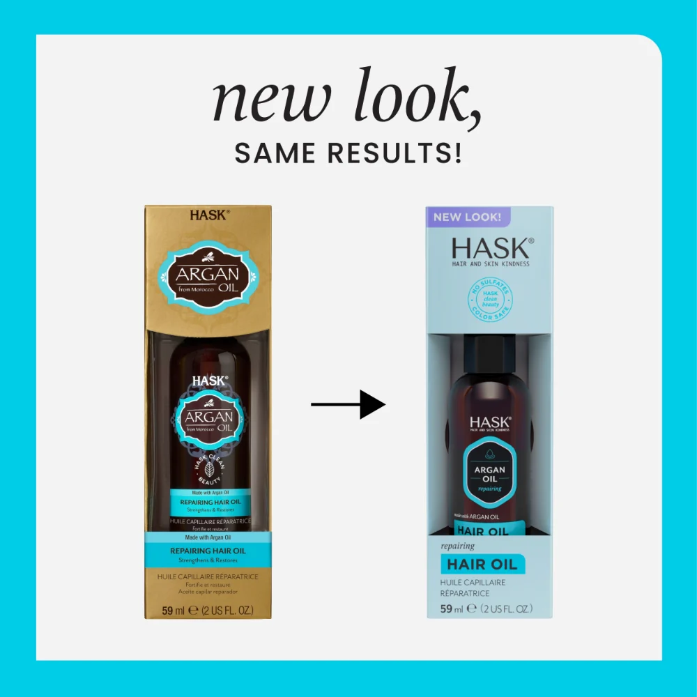 Hask Argan Oil Repairing Hair Oil 59ml - Image 3