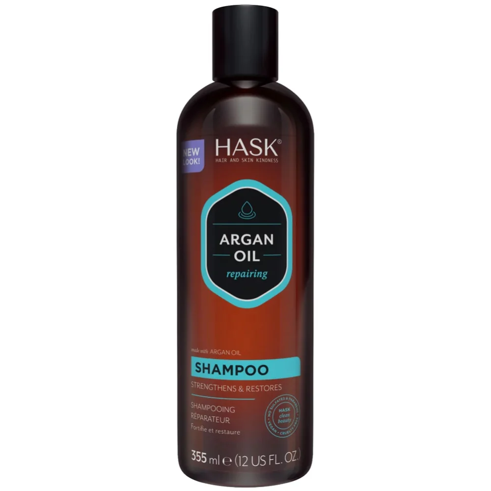 Hask Argan Oil Repairing Shampoo & Conditioner Twin 2 x 355ml - Image 2