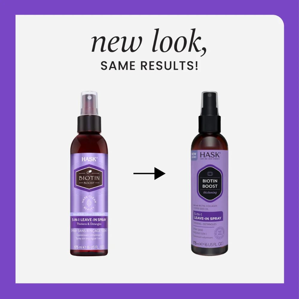 Hask Biotin Boost Thickening 5-In-1 Leave-In Conditioning Spray 175ml - Image 3