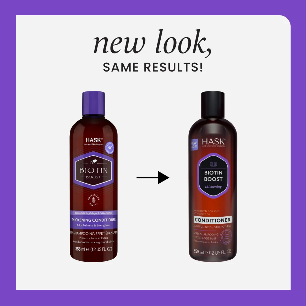 Hask Biotin Boost Thickening Conditioner 355ml - Image 3