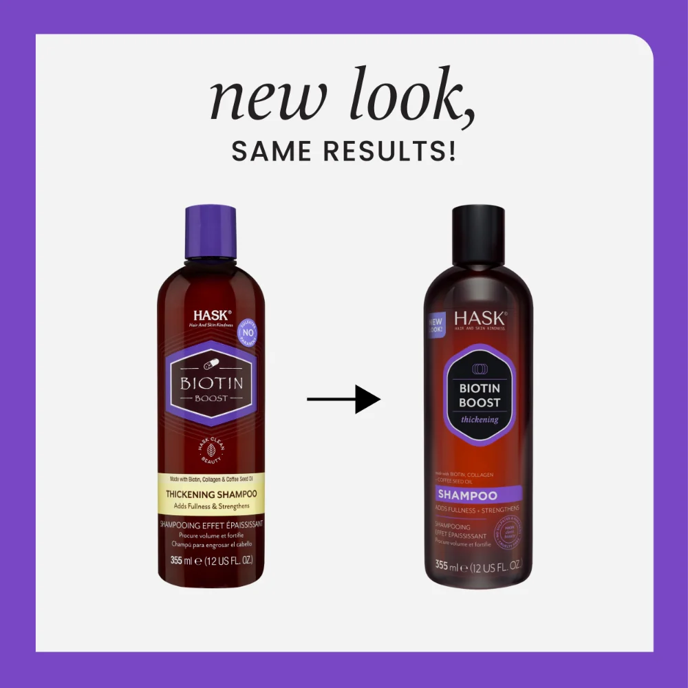 Hask Biotin Boost Thickening Shampoo 355ml - Image 3