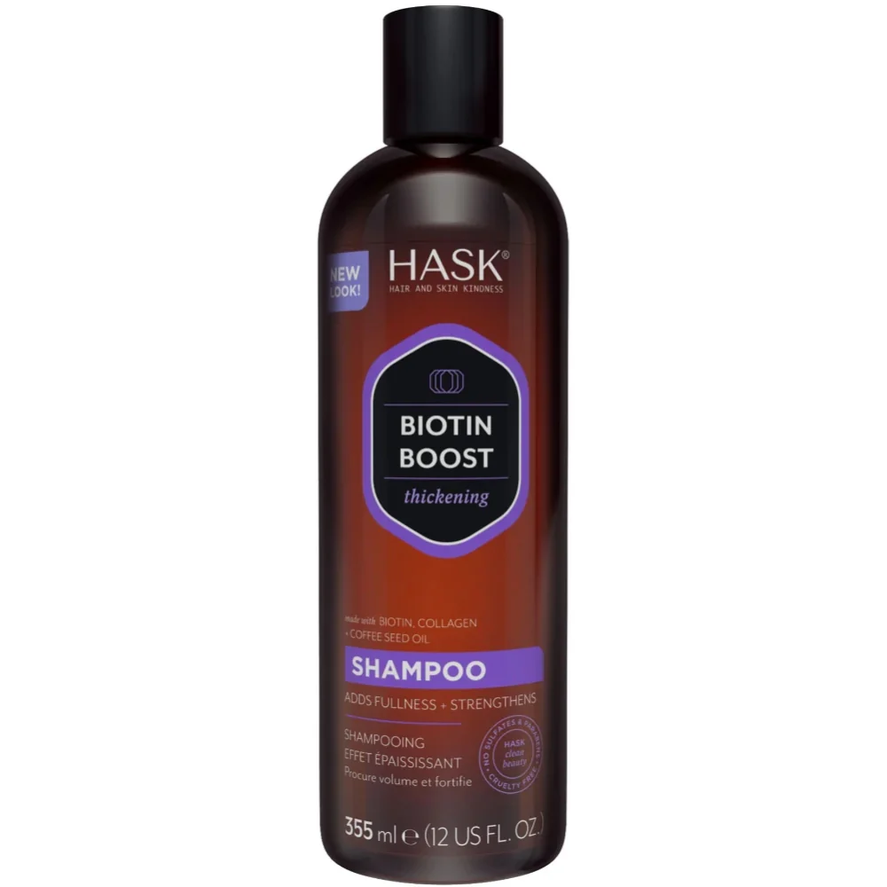 Hask Biotin Boost Thickening Shampoo & Conditioner Twin 2 x 355ml - Image 2
