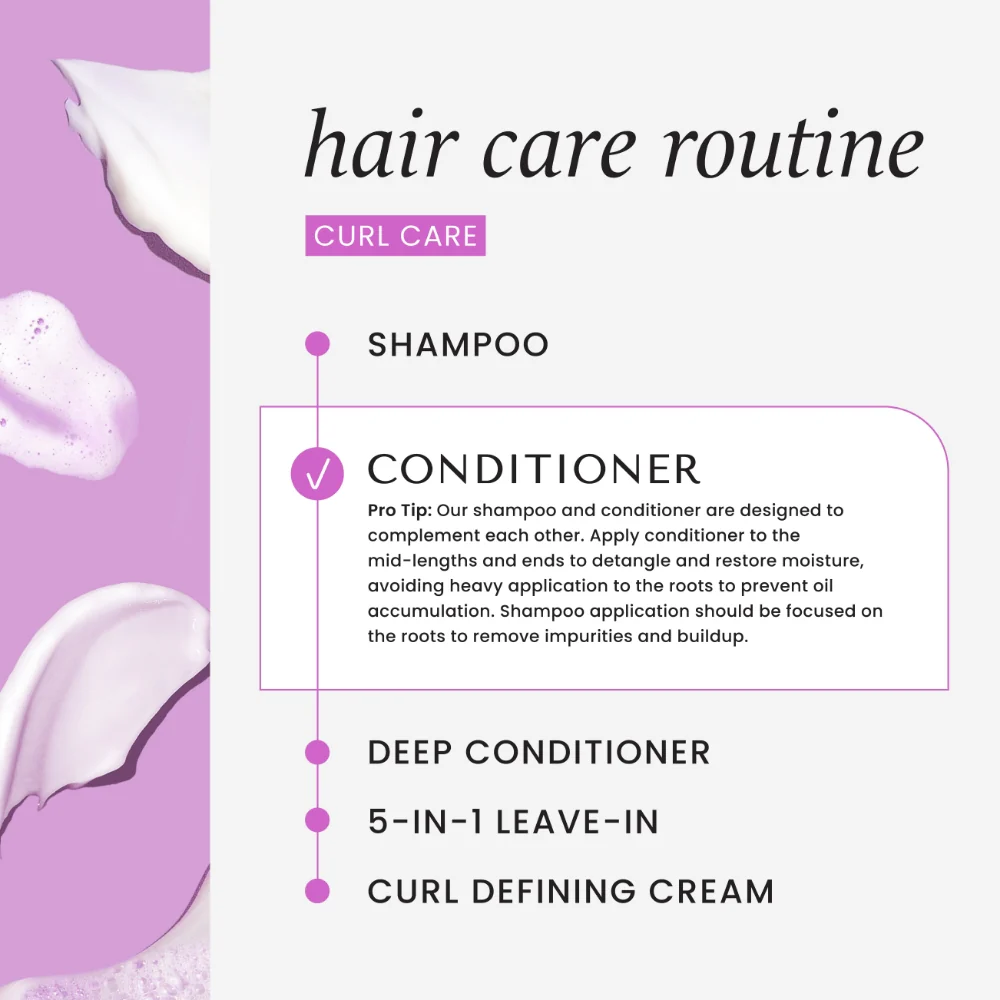 Hask Curl Care Detangling Conditioner 355ml - Image 6