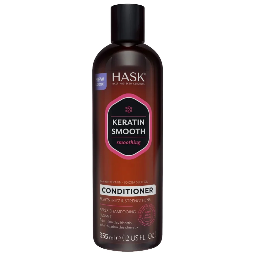 Hask Keratin Smooth Protein Smoothing Shampoo & Conditioner Twin 2 x 355ml - Image 2