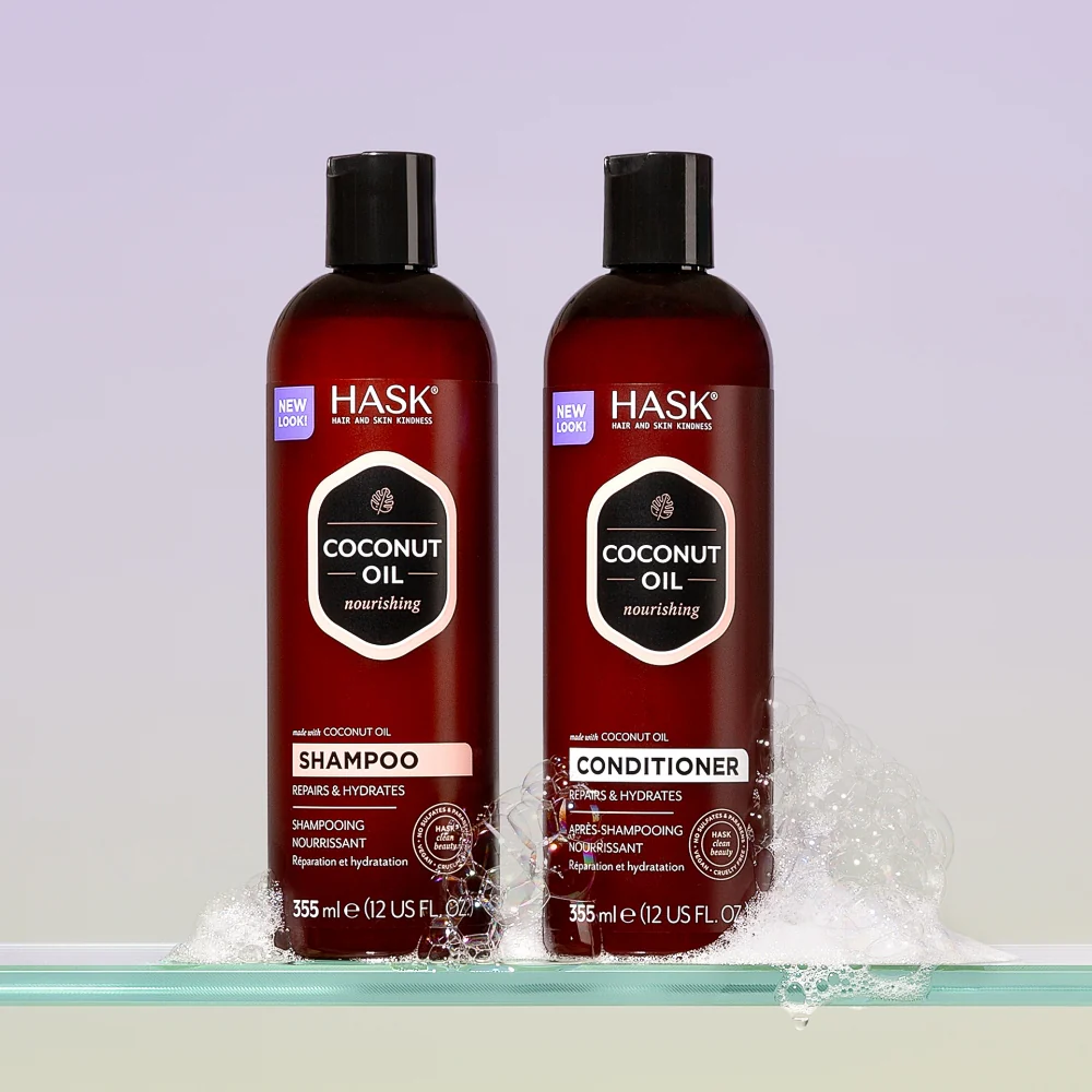 Hask Monoi Coconut Oil Nourishing Shampoo 355ml - Image 8