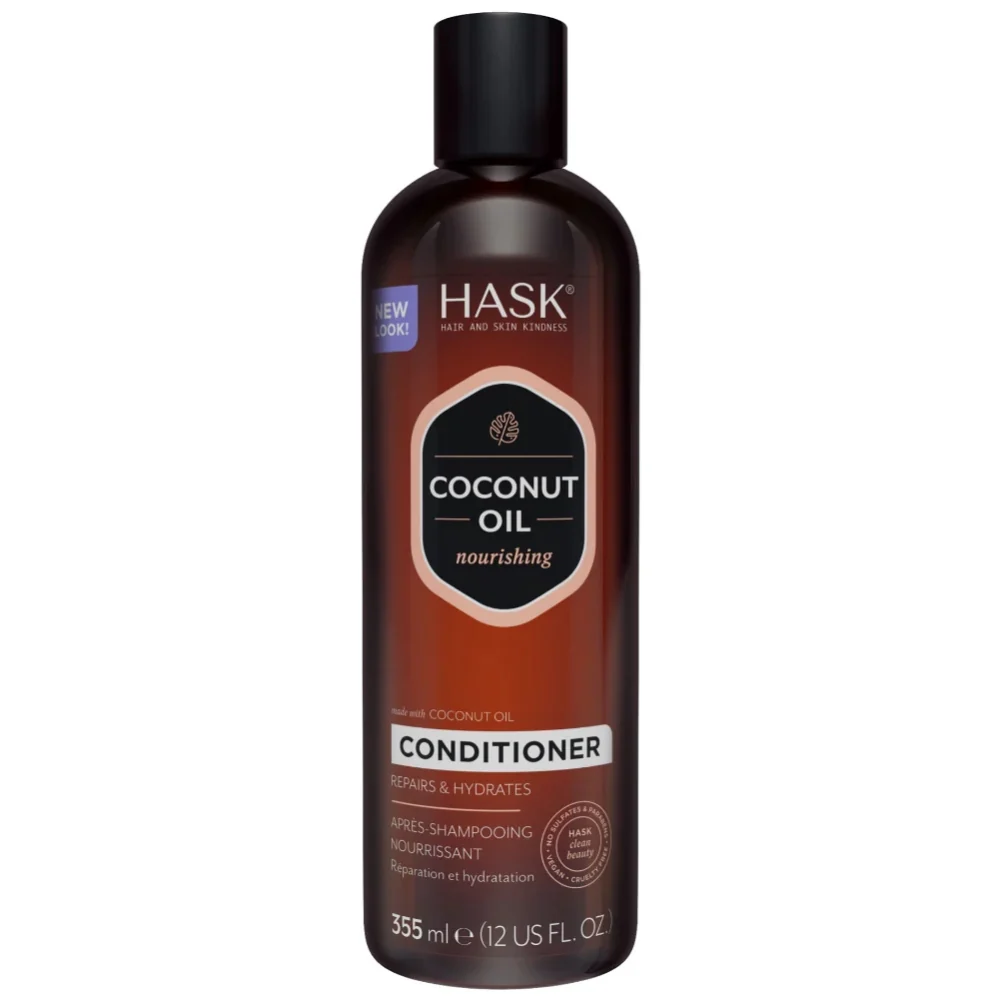 Hask Monoi Coconut Oil Nourishing Shampoo & Conditioner Twin 2 x 355ml - Image 2