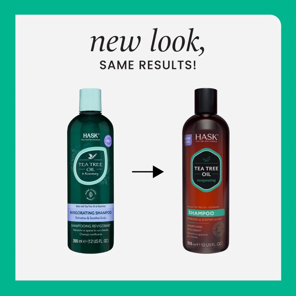 Hask Tea Tree Oil Invigorating Shampoo 355ml - Image 4
