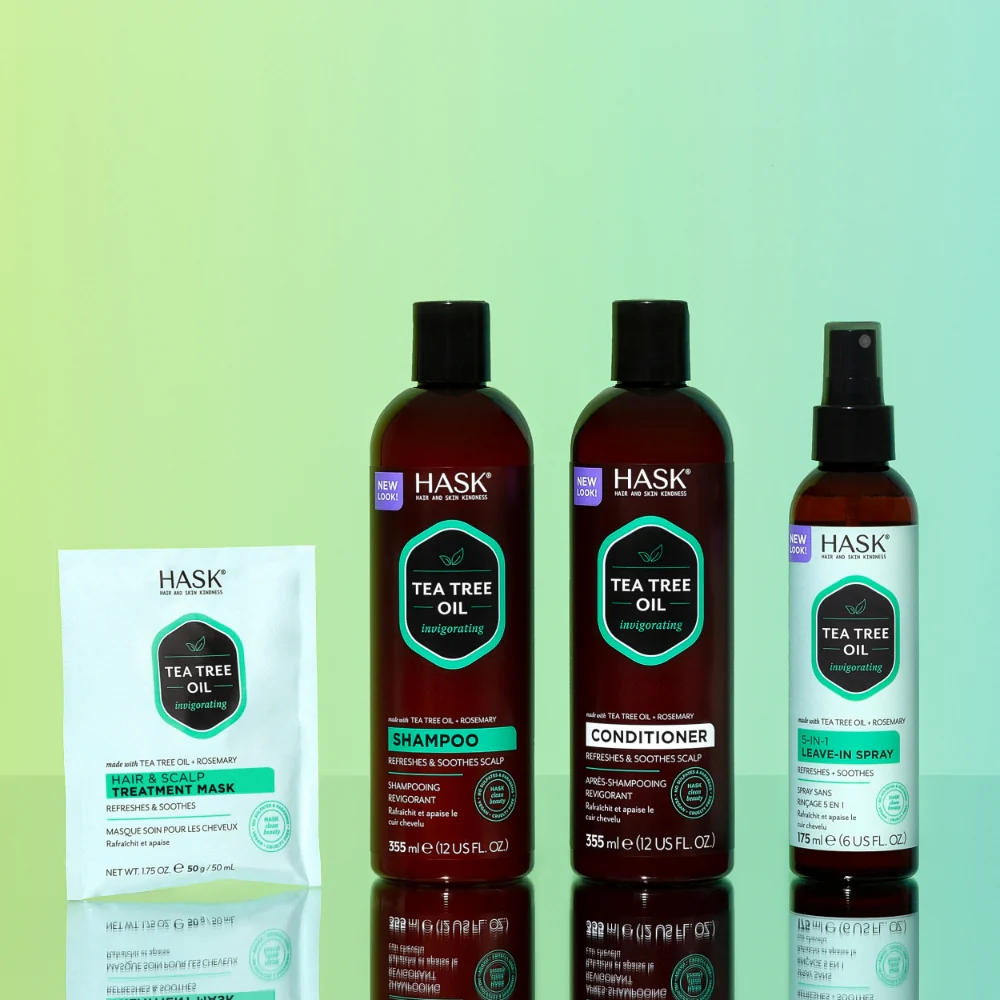 Hask Tea Tree Oil Invigorating Shampoo 355ml - Image 9