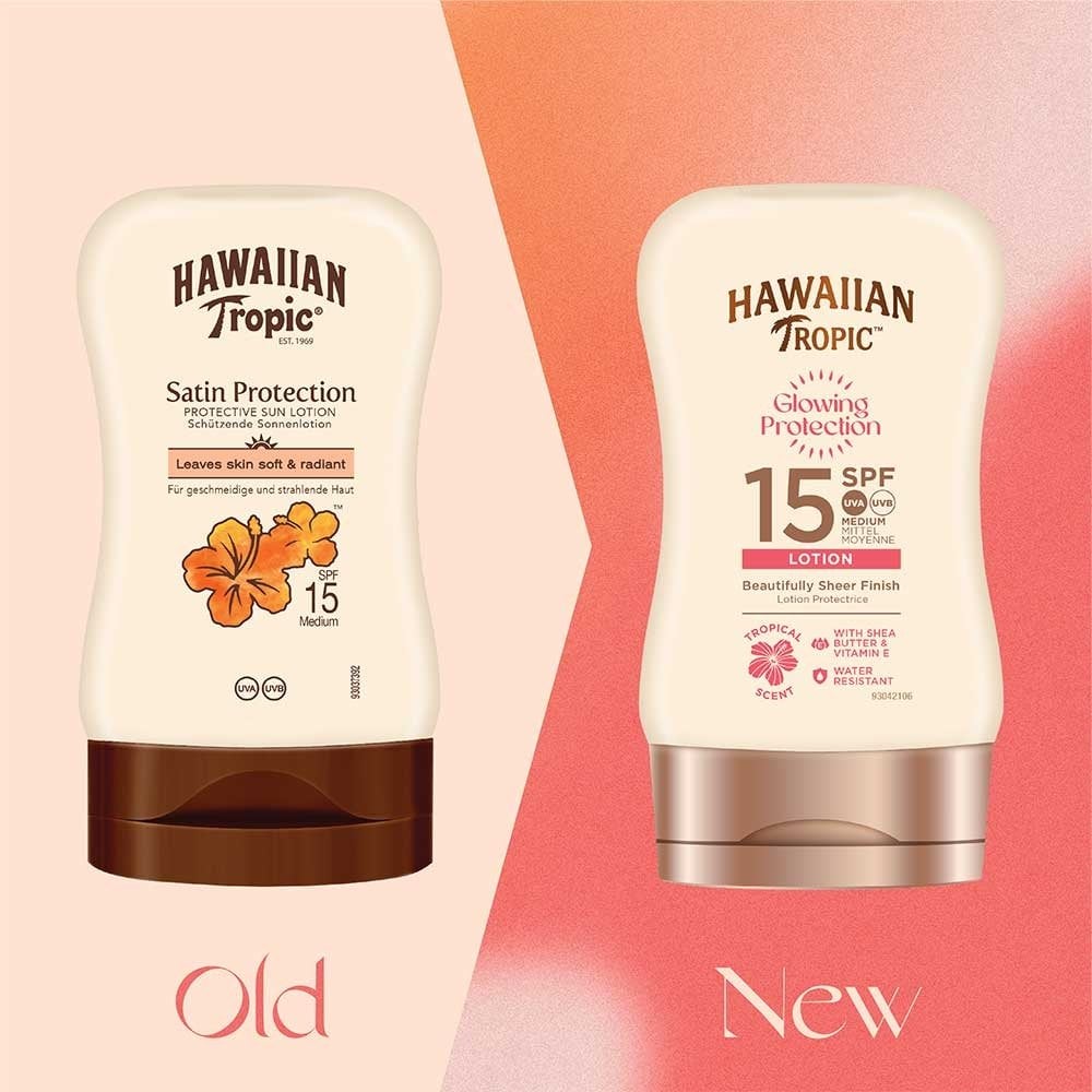 Hawaiian Tropic Glowing Protection Sun Lotion SPF15 100ml - Image 3