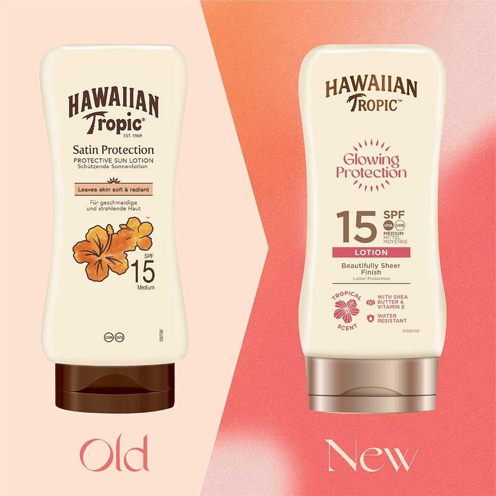 Hawaiian Tropic Glowing Protection Sun Lotion SPF15 180ml - Image 3