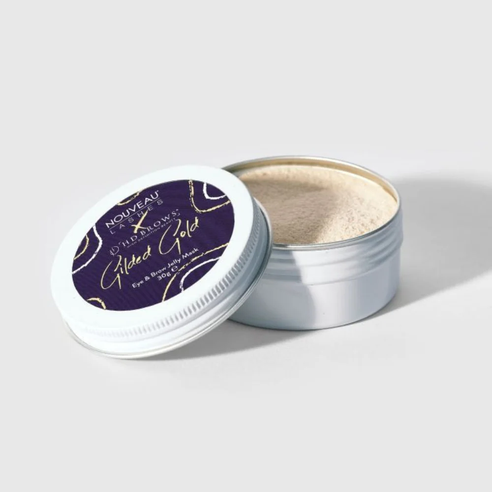 HD Brows Gilded Gold Eye & Brow Jelly Mask 30g - Image 3