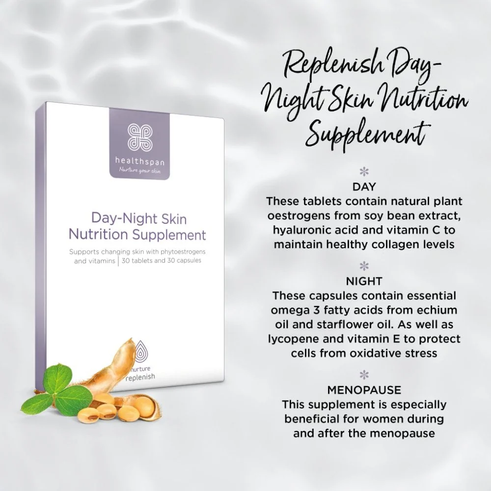 Healthspan Day-Night Skin Nutrition Supplement 1 Month Supply - Image 2