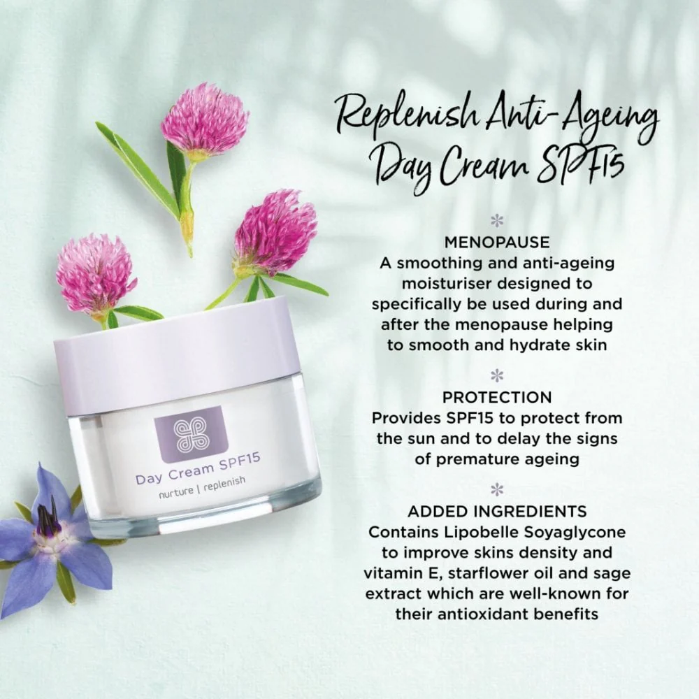 Healthspan Replenish Day Cream SPF15 50ml - Image 2