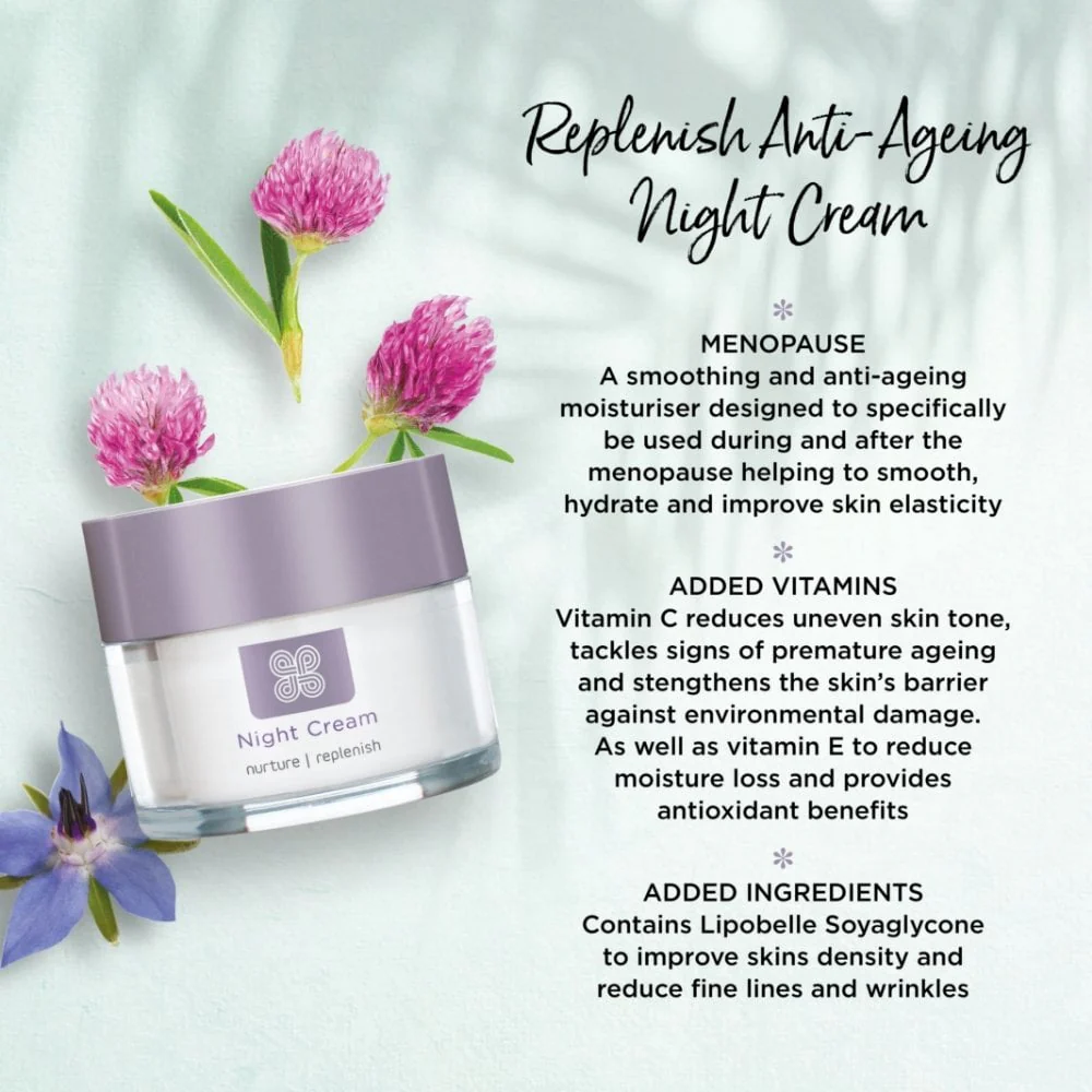 Healthspan Wrinkle Replenish Night Cream 50ml - Image 2