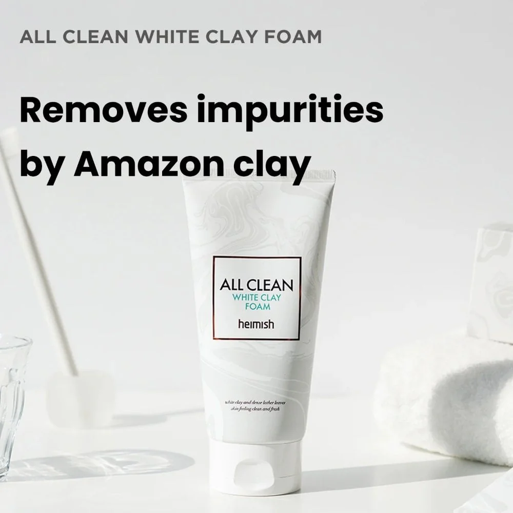 Heimish All Clean Amazon White Clay Foam Cleanser 150g - Image 4