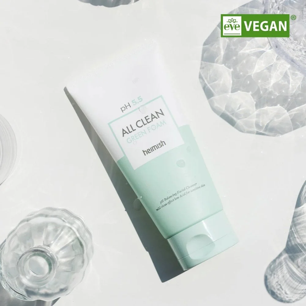 Heimish All Clean Green pH Balancing Facial Cleanser Foam 150g - Image 2