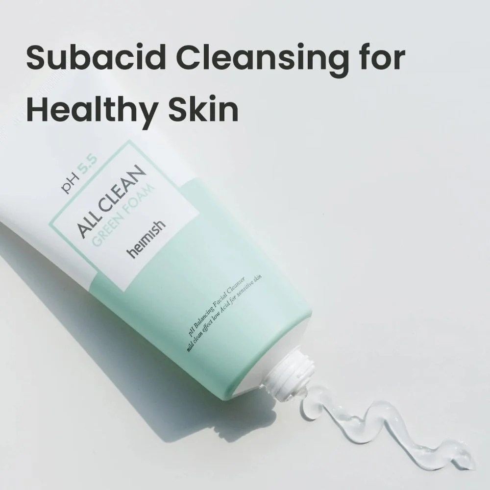 Heimish All Clean Green pH Balancing Facial Cleanser Foam 150g - Image 6