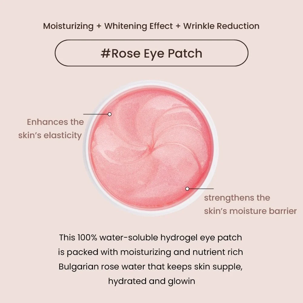 Heimish Bulgarian Rose Hydrogel Eye Patches x60 - Image 5
