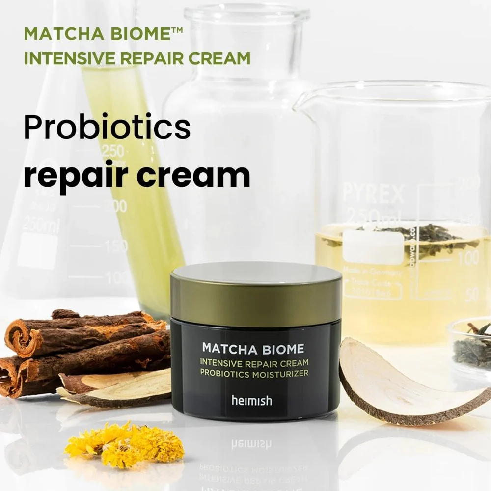 Heimish Matcha Biome Intensive Repair Cream Probiotics Moisturiser 50ml - Image 10