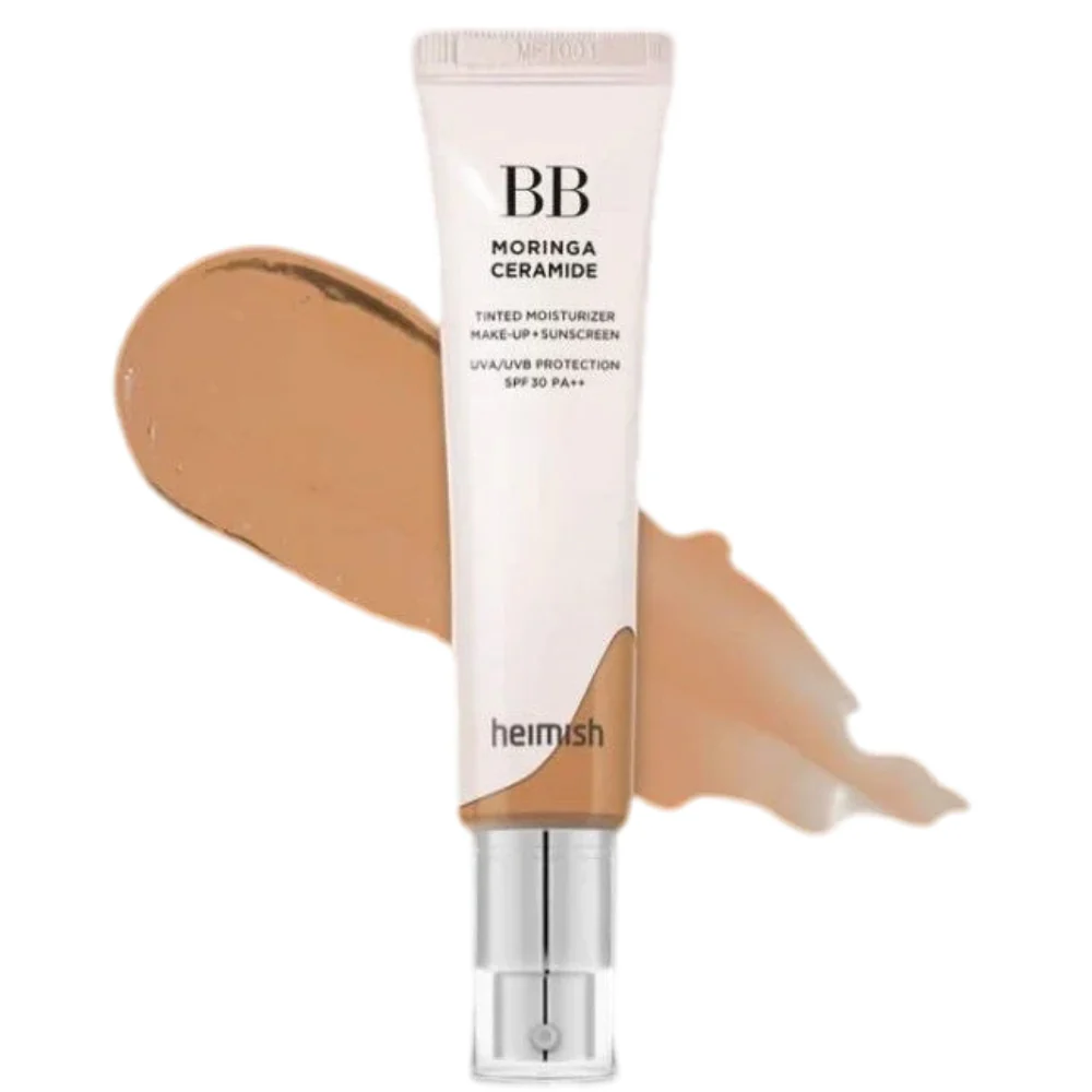 Heimish Moringa Ceramide BB Cream Tinted Moisturiser PA++ SPF30 30g - Image 4