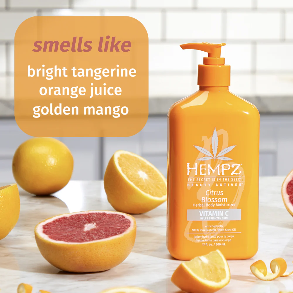 Hempz Citrus Blossom Herbal Body Moisturiser 500ml - Image 3
