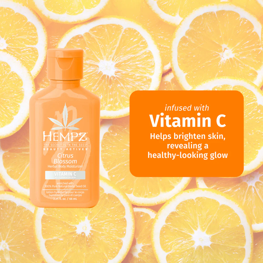 Hempz Mini Citrus Blossom Herbal Body Moisturiser 66ml - Image 2