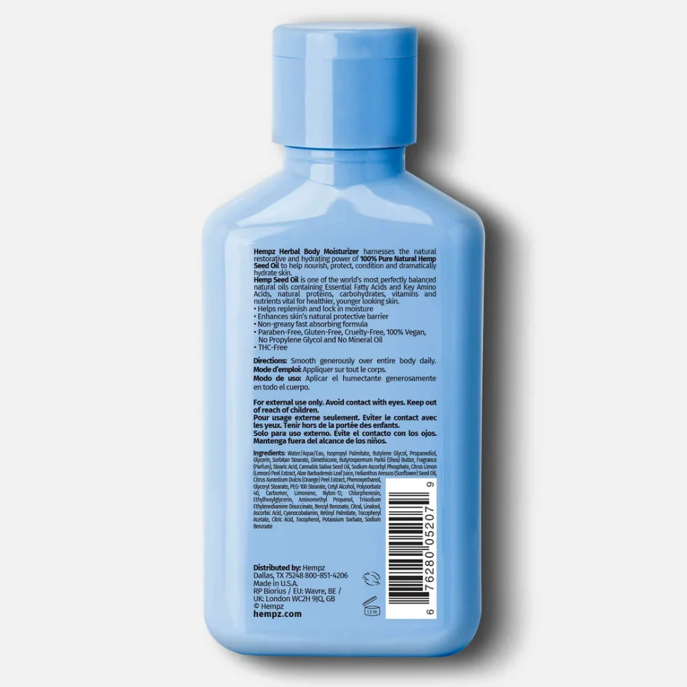 Hempz Mini Ocean Breeze Herbal Body Moisturiser 66ml - Image 3
