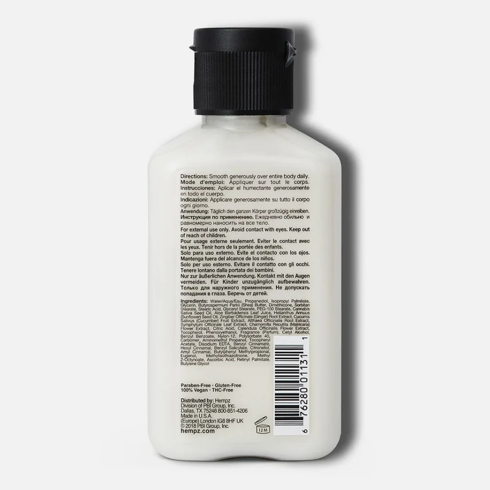 Hempz Mini Original Herbal Body Moisturiser 66ml - Image 5
