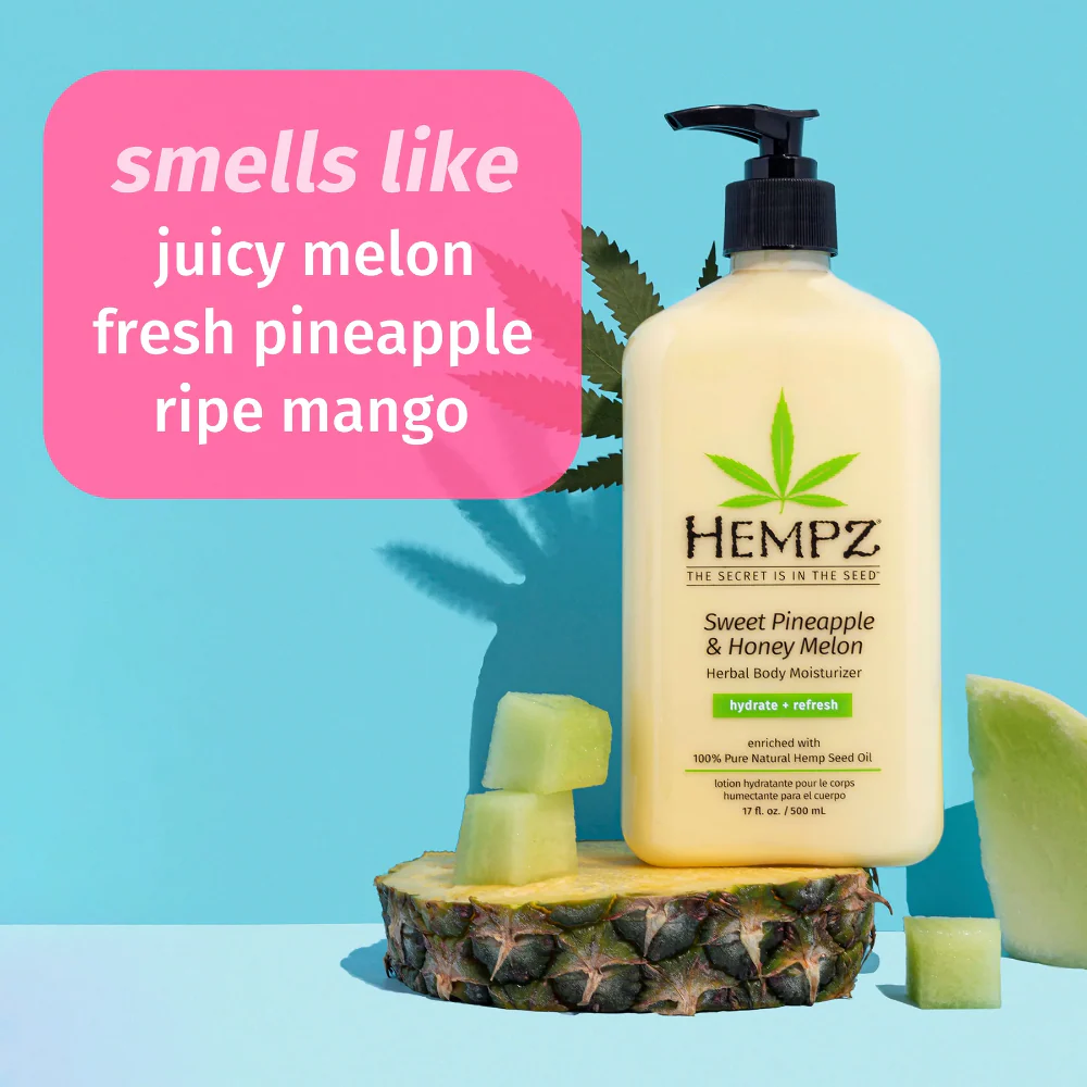 Hempz Mini Sweet Pineapple & Honey Melon Body Moisturiser 66ml - Image 2