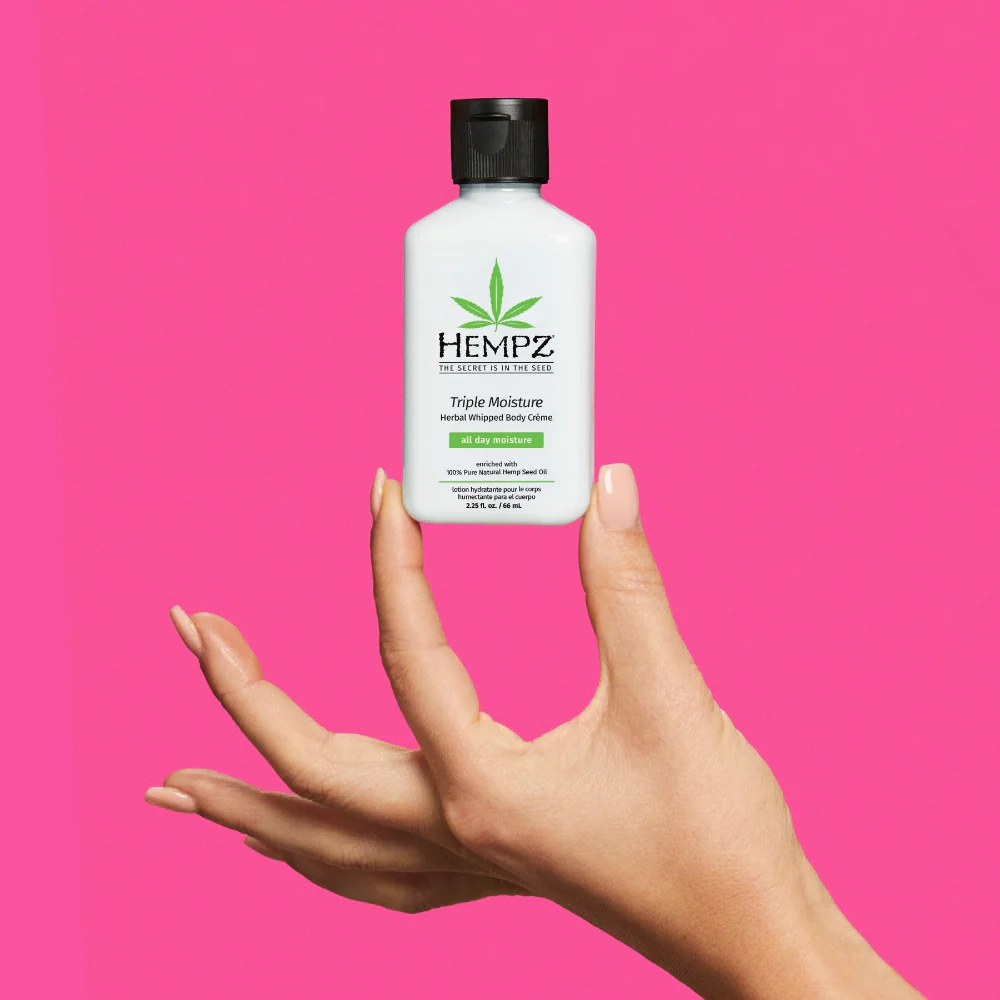 Hempz Mini Triple Moisture Herbal Whipped Body Creme 66ml - Image 2