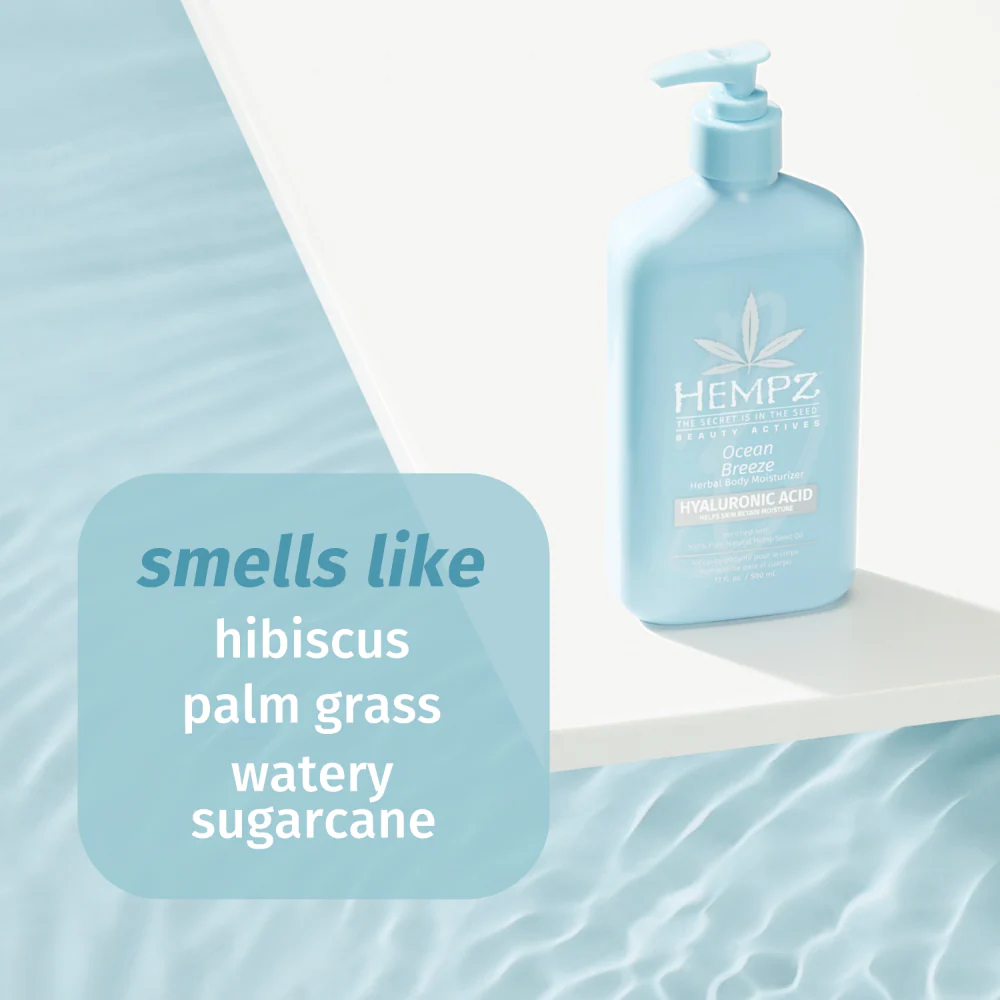 Hempz Ocean Breeze Herbal Body Moisturiser 500ml - Image 2