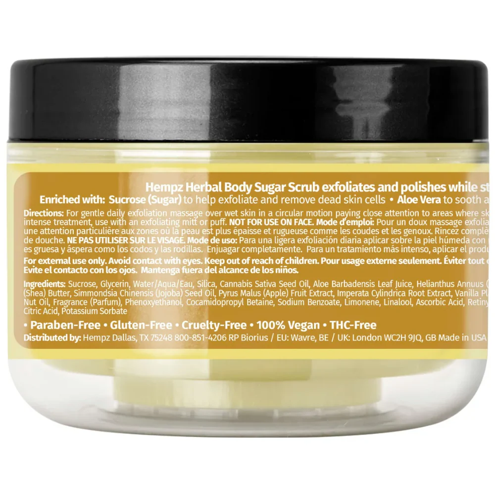 Hempz Original Floral Banana Sugar Scrub 215ml - Image 5