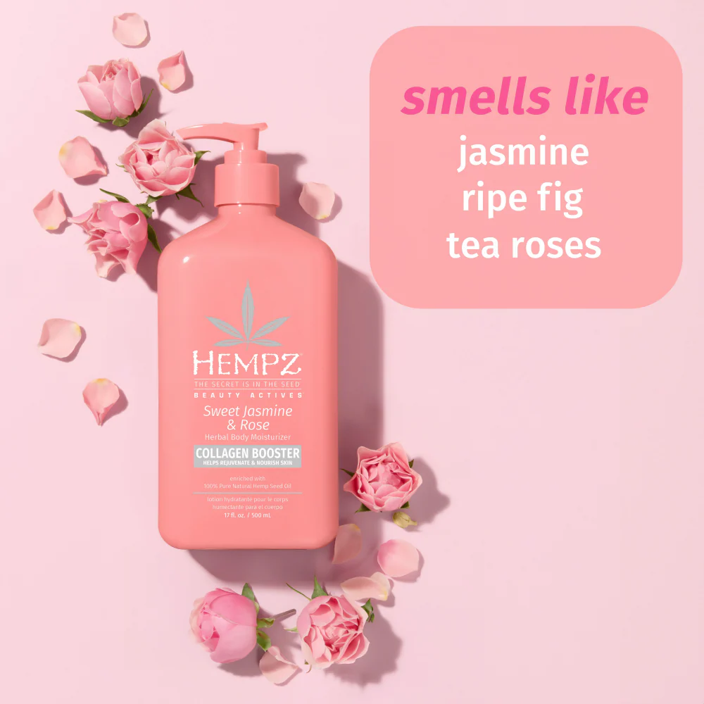 Hempz Sweet Jasmine & Rose Herbal Body Moisturiser 500ml - Image 5