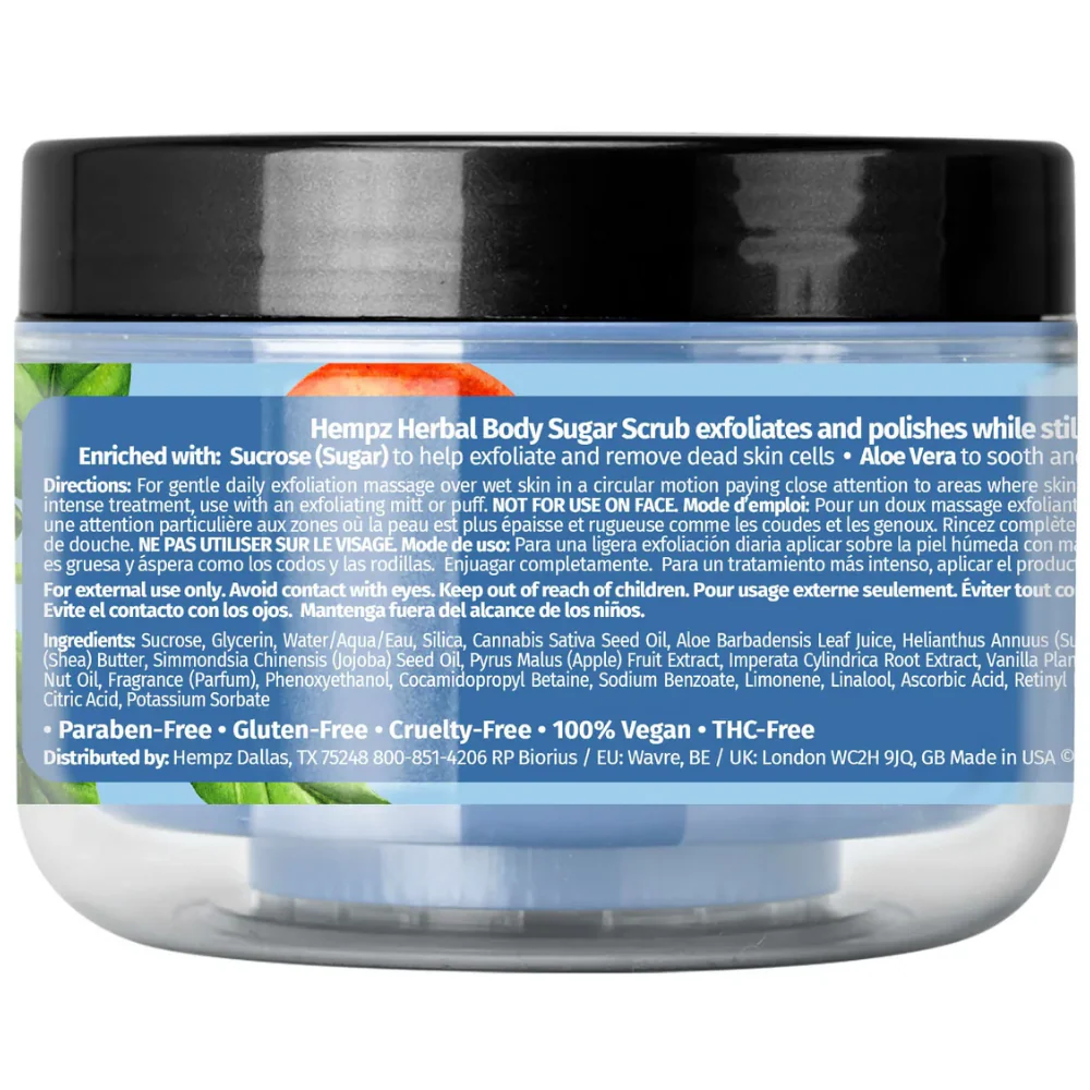 Hempz Triple Moisture Fresh Citrus Sugar Scrub 215ml - Image 6