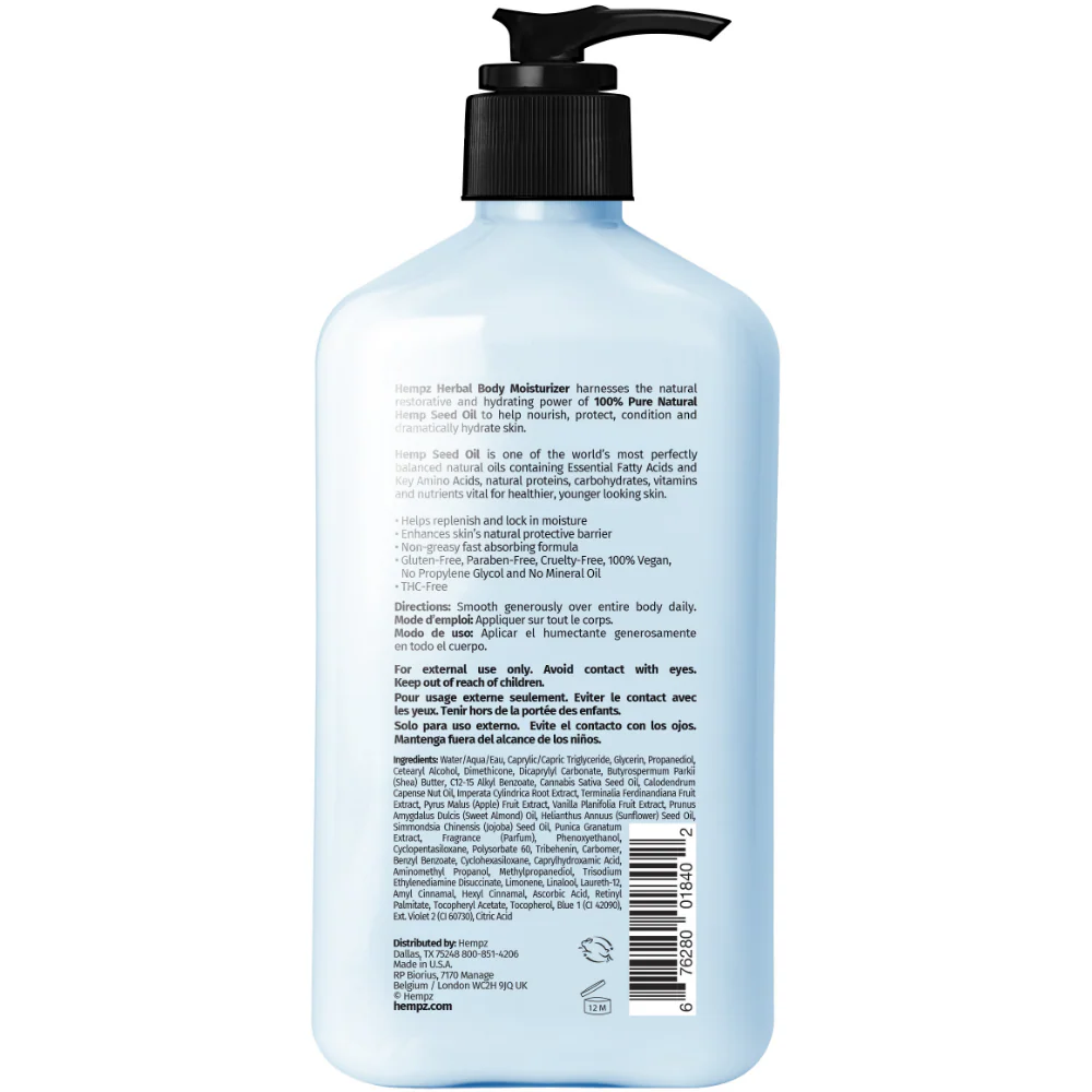 Hempz Triple Moisture Herbal Whipped Body Creme 500ml - Image 2